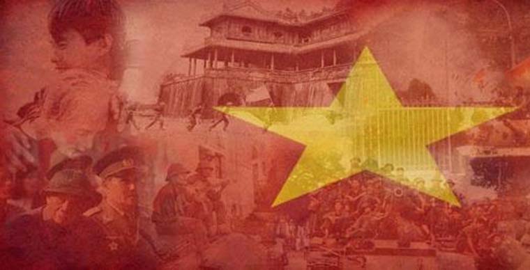 Festivals in Vietnamese reunification day and May day 